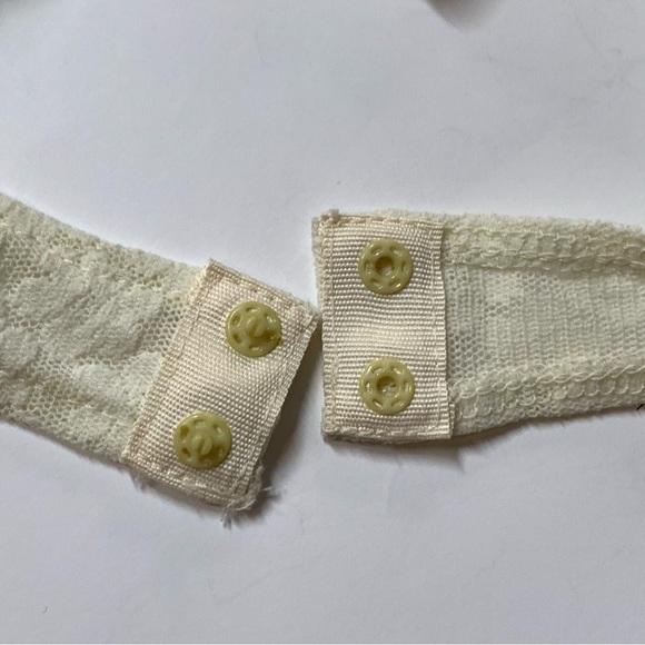 OPEN EDIT Long Sleeve Lace Bodysuit in Ivory - Picture 12 of 12